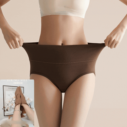 💖【Σετ 6 τεμαχίων】💖Ελαφρύ, αναπνεύσιμο, γυναικείο αντιβακτηριδιακό εσώρουχο από καθαρό βαμβάκι, που ελέγχει την κοιλιά και σφίγγει τη μέση.