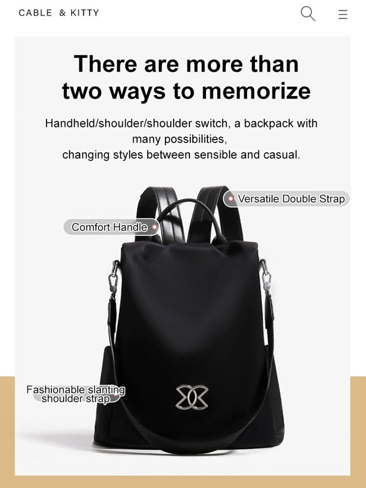 🔥🔥🎒Ελαφριά, πολυλειτουργική, μεγάλης χωρητικότητας, αντικλεπτική υφασμάτινη τσάντα ώμου Oxford.