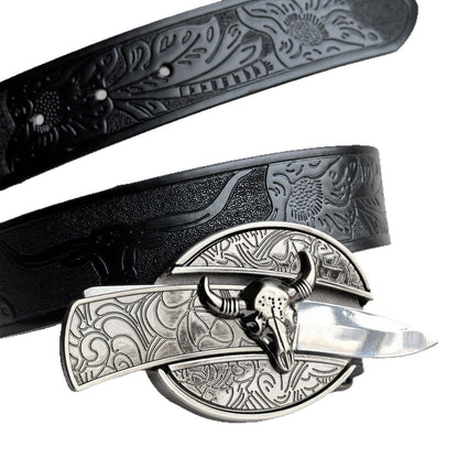 🔥😍Ειδική προσφορά περιορισμένης διάρκειας🆒🎁Ειδική προσφορά περιορισμένης διάρκειας👍Ανδρική ζώνη με ανάγλυφο σχέδιο και ενσωματωμένο μαχαίρι