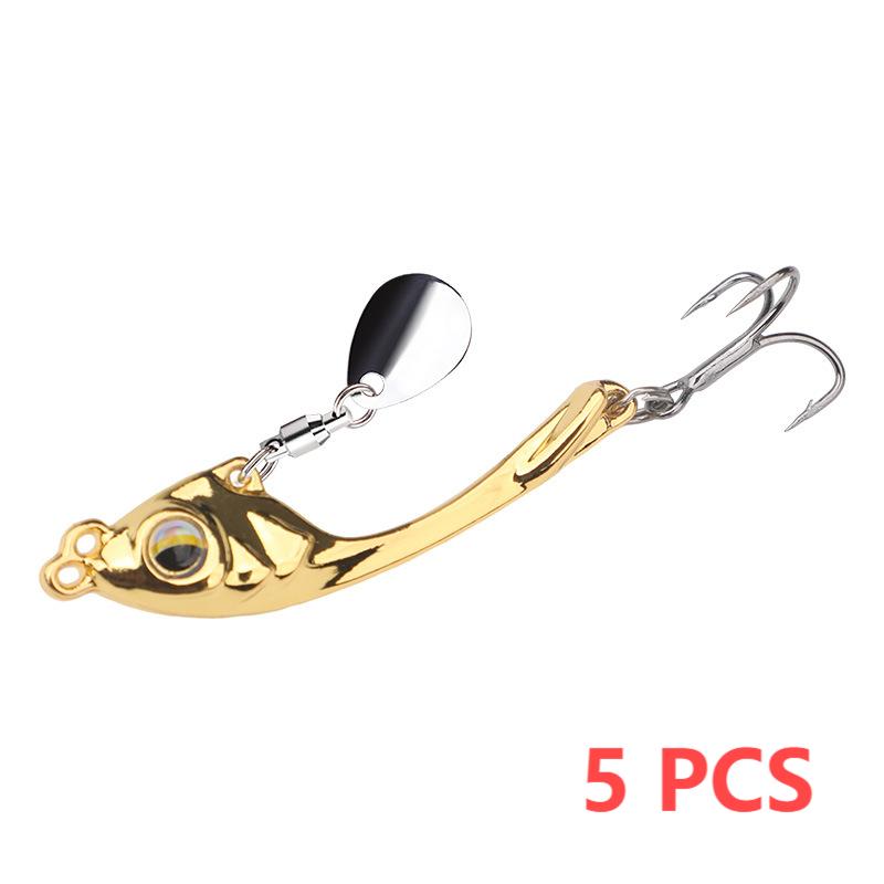 【5 τεμάχια】VIB Glitter Lure, ψεύτικο βιονικό δόλωμα