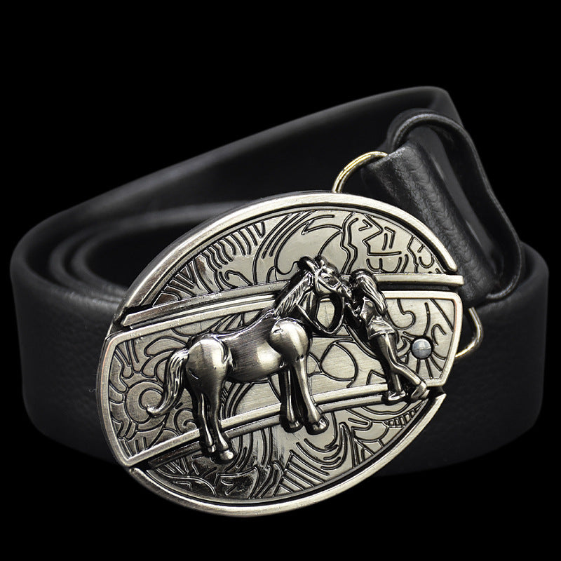 🆒🎁Ειδική προσφορά περιορισμένης διάρκειας👍Ανδρική ζώνη με ανάγλυφο σχέδιο και ενσωματωμένο μαχαίρι