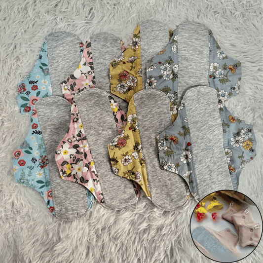 🔥【4τεμάχια】Ειδική προσφορά περιορισμένης διάρκειας❤Αντιβακτηριδιακό επίθεμα που πλένεται από βαμβάκι γραφένιο