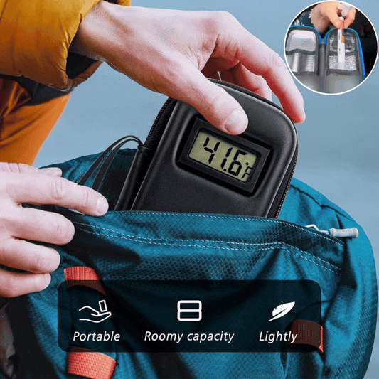 🔥Ειδική προσφορά περιορισμένης διάρκειας🚠🛒Ψυγείο ινσουλίνης με ένδειξη θερμοκρασίας - Ψυγειωτή θήκη ταξιδιού φαρμάκων