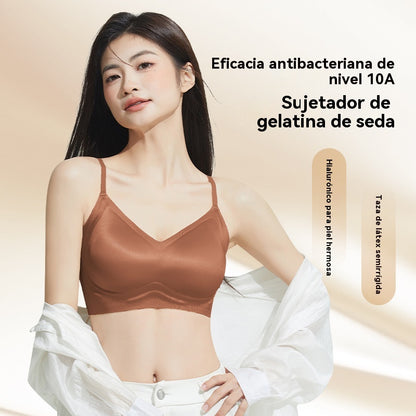 🥰2 είδη 26 ευρώ🔥【Δύο τεμάχια】【40-100 κιλά】Σουτιέν από μετάξι χωρίς ραφές με απαλή στήριξη και άνεση