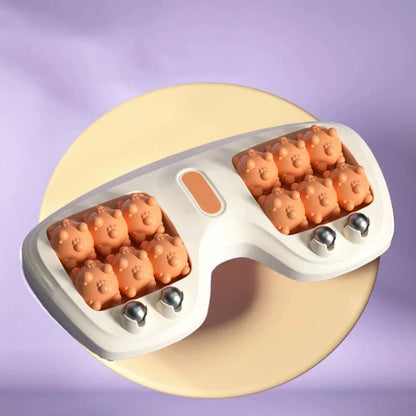 【Χαμηλή τιμή περιορισμένου χρόνου】🔥Νέα άφιξη💜 Φορητό μασάζ ποδιών με διπλούς κυλίνδρους💜