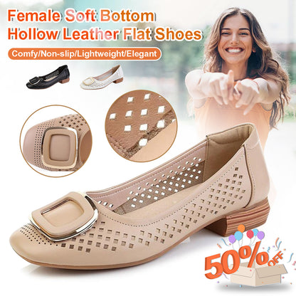 💝Προσφορά με έκπτωση 49%🔥 2025 για γυναίκες με μαλακή δερμάτινη σόλα