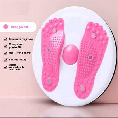 🏃💃【Ζεστή πώληση σε χαμηλή τιμή】Μηχανή μασάζ σώματος με μεγάλη περιστροφή μέσης για απώλεια λίπους με μαγνητική έλξη