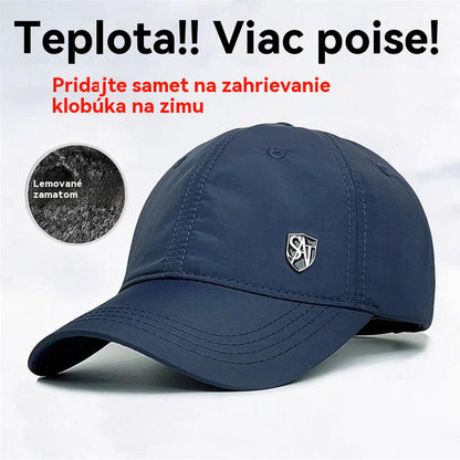 🔥Χαμηλή τιμή περιορισμένης διάρκειας🧢Ζεστό ανδρικό καπέλο φθινοπώρου-χειμώνα, καπέλο μπέιζμπολ με επένδυση από φλις και σκίαστρο ηλίου