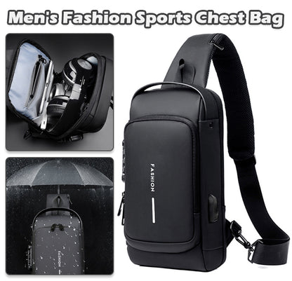 🔥Προσφορά περιορισμένης διάρκειας，Καυτή πώληση 🔥 💼 Νέα ανδρική αθλητική τσάντα στήθους 2025