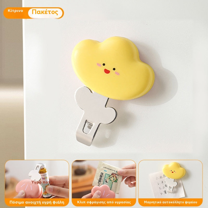 🌸 Ανοιχτήρας & Κλιπ & Μαγνήτης – 3 σε 1 για την κουζίνα σου!