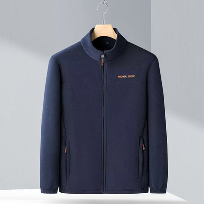 🧥🍂🔥Αγοράστε 1 και πάρτε 1 δωρεάν🔥Ανδρικό Φθινοπωρινό και Χειμερινό Φλις Μπουφάν Polar, Φλις Μπουφάν με Ψηλό Γιακά για Νέους και Μεσήλικες Άνδρες