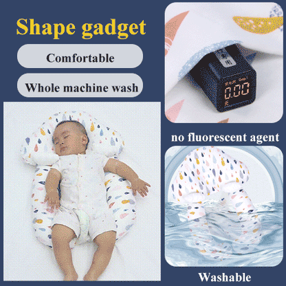 👶Μαξιλάρι από καθαρό βαμβάκι για νεογέννητα μωρά