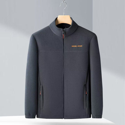 🧥🍂🔥Αγοράστε 1 και πάρτε 1 δωρεάν🔥Ανδρικό Φθινοπωρινό και Χειμερινό Φλις Μπουφάν Polar, Φλις Μπουφάν με Ψηλό Γιακά για Νέους και Μεσήλικες Άνδρες