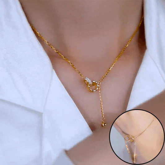 18K Κολιέ με λαμπερά διαμάντια